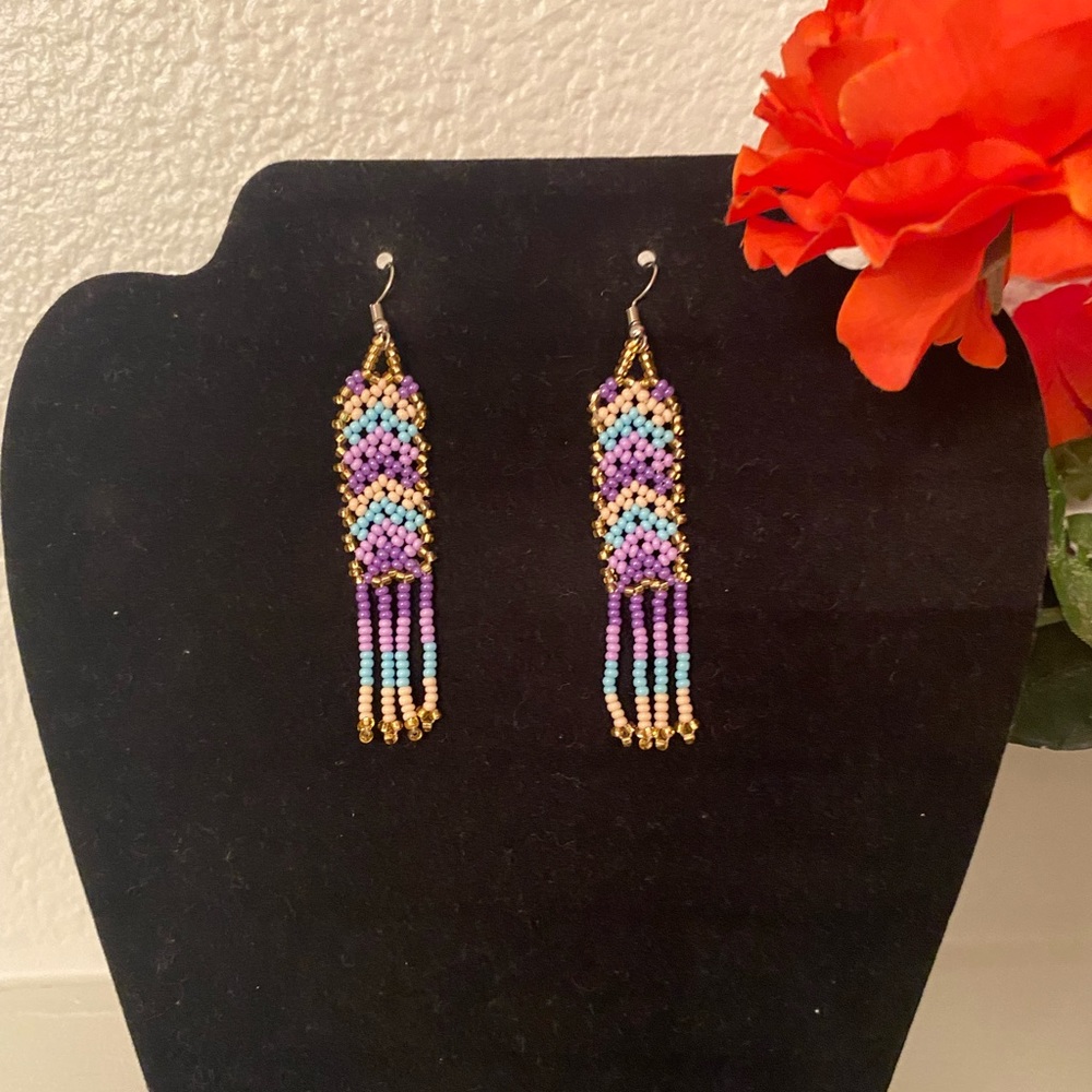 Huichol Beaded Earrings